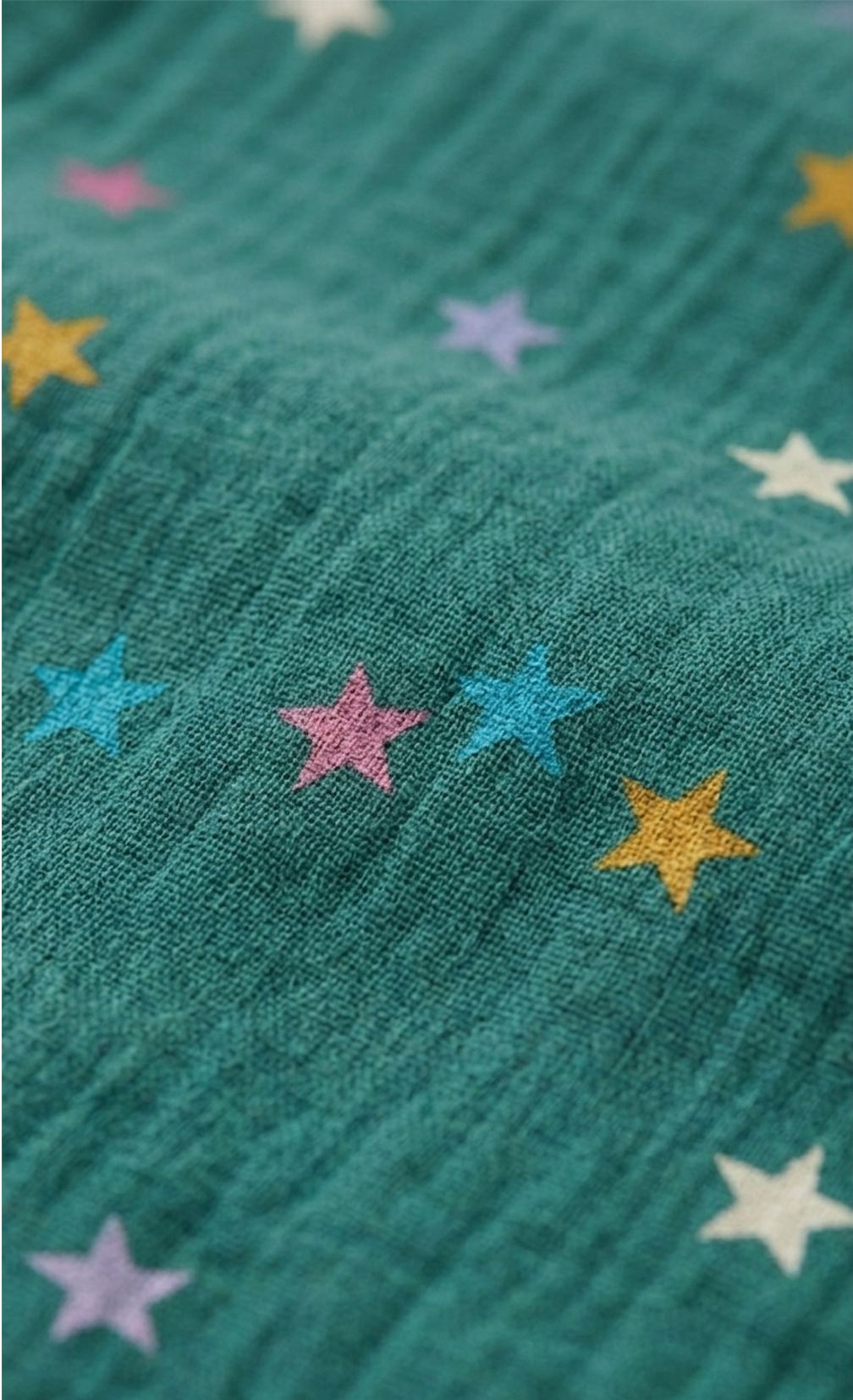 Girls' Celestial Embroidered Muslin Co-ord Set – Forest Green Two-Piece Peplum &amp; Wide-Leg Trouser